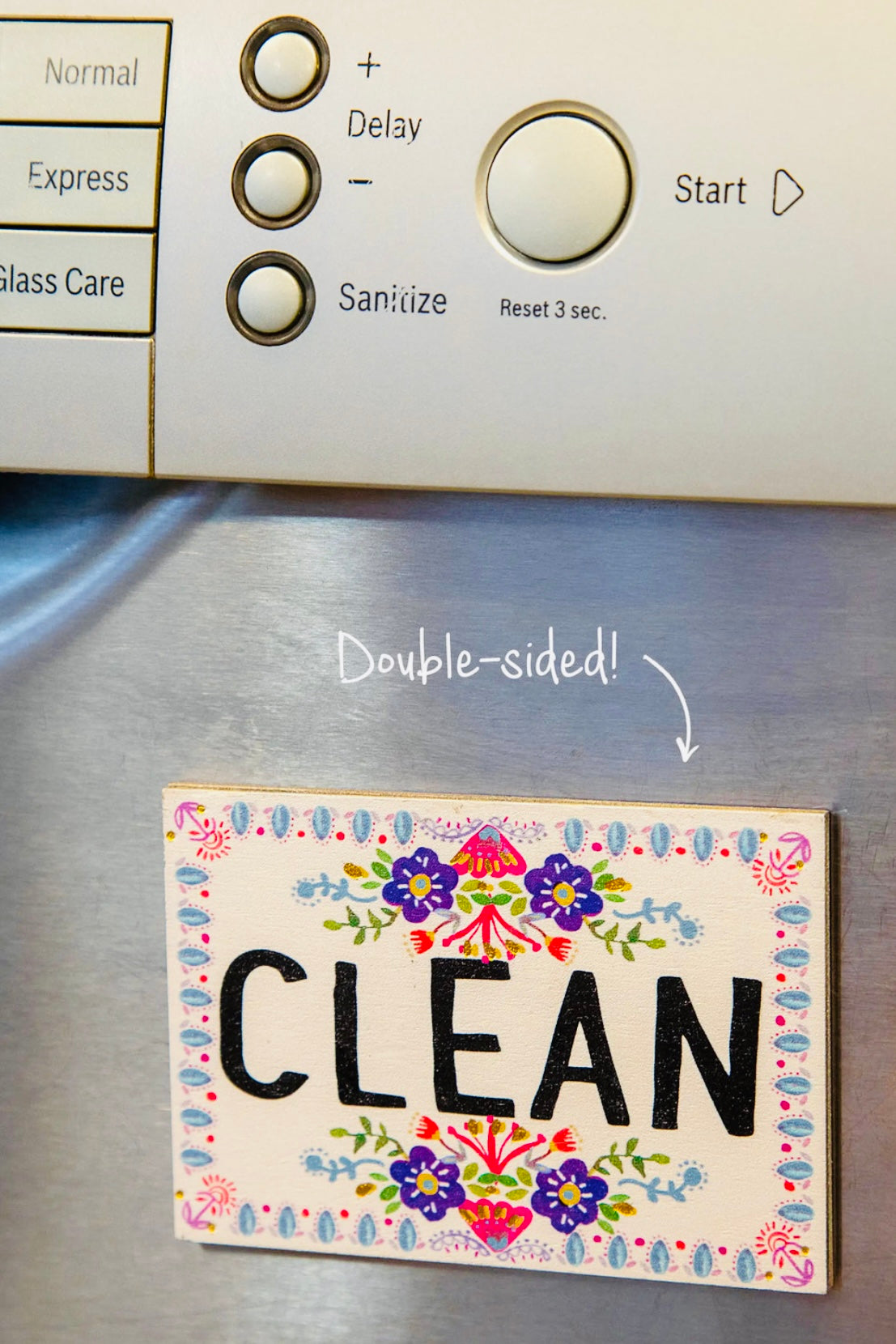 Natural Life Double-sided Dishwasher Magnet