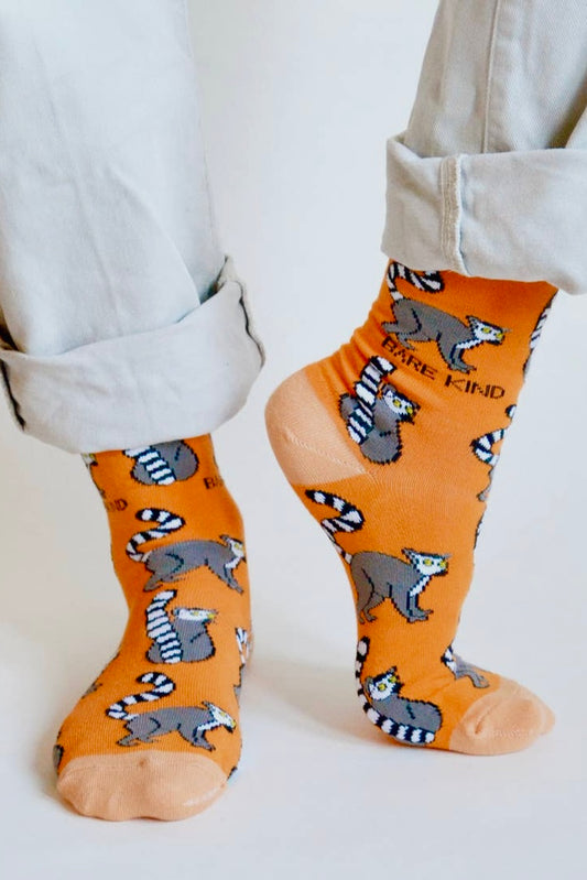 Bare Kind Save the Lemurs Bamboo Socks