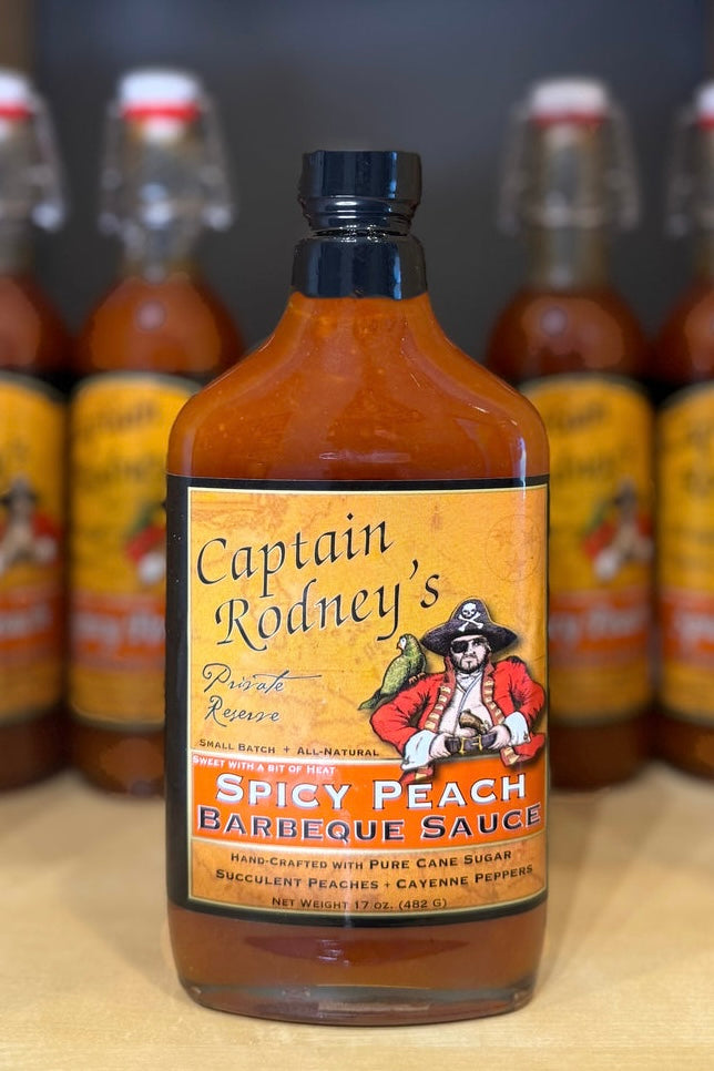 Captain Rodney's Spicy Peach BBQ Sauce