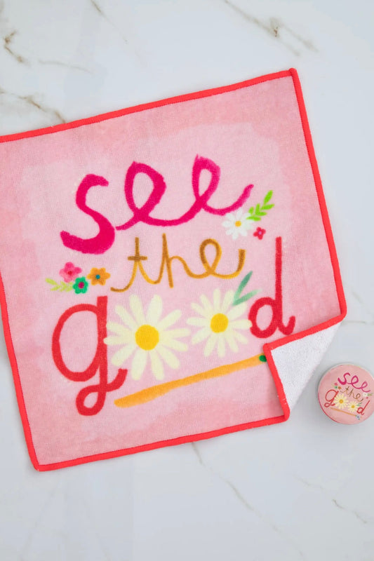Natural Life So Soft Washcloth- See The Good