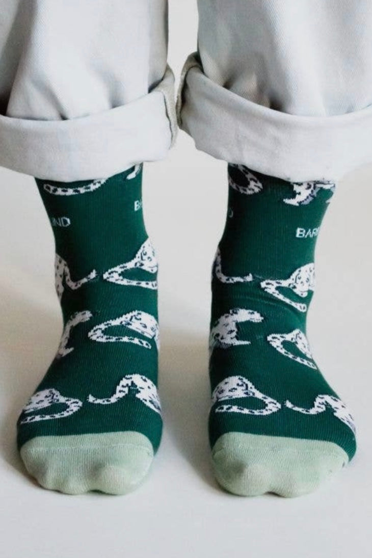 Bare Kind Save the Snow Leopards Bamboo Socks