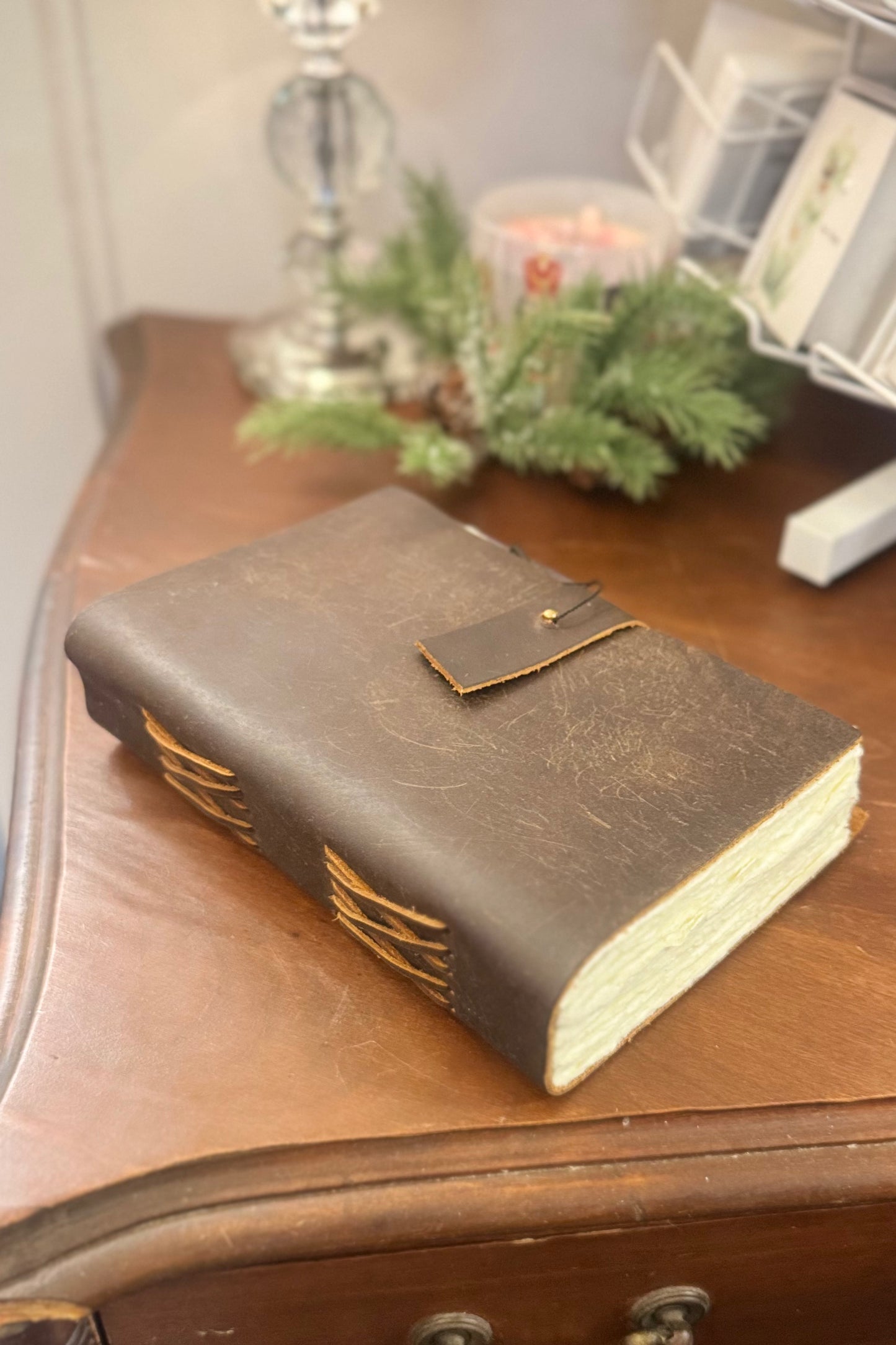 Sugarboo Chocolate Oiled Leather Journal: Small