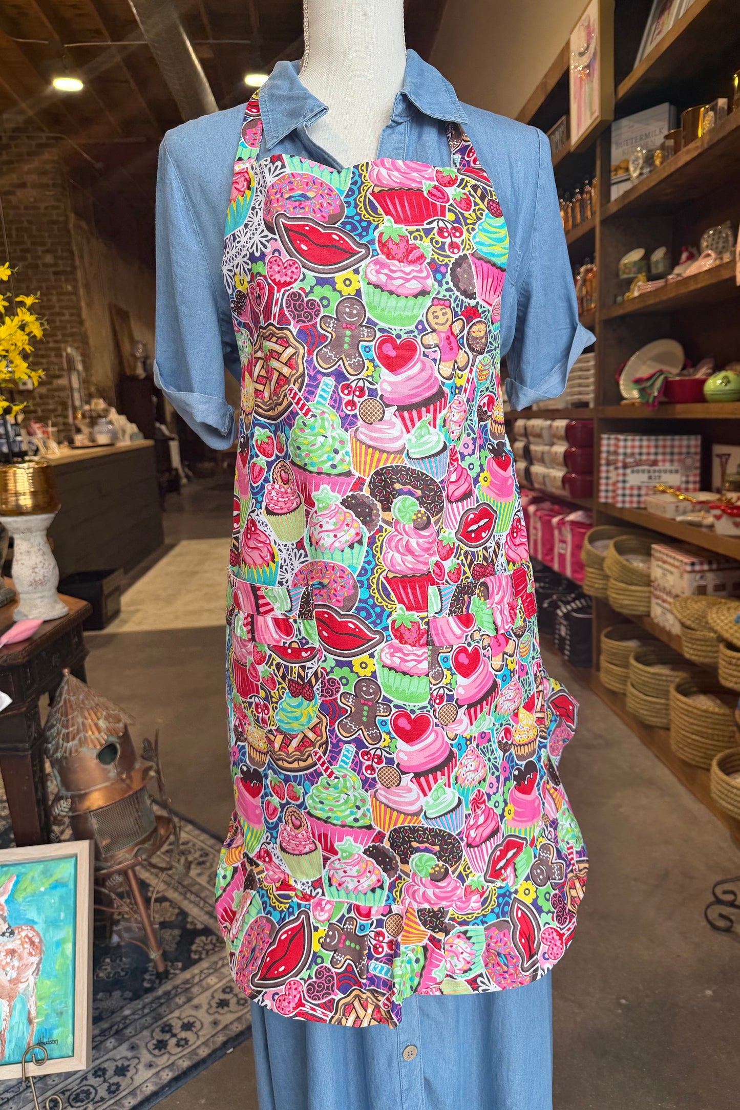 Double Yummy Ruffle Apron by Two Lumps of Sugar