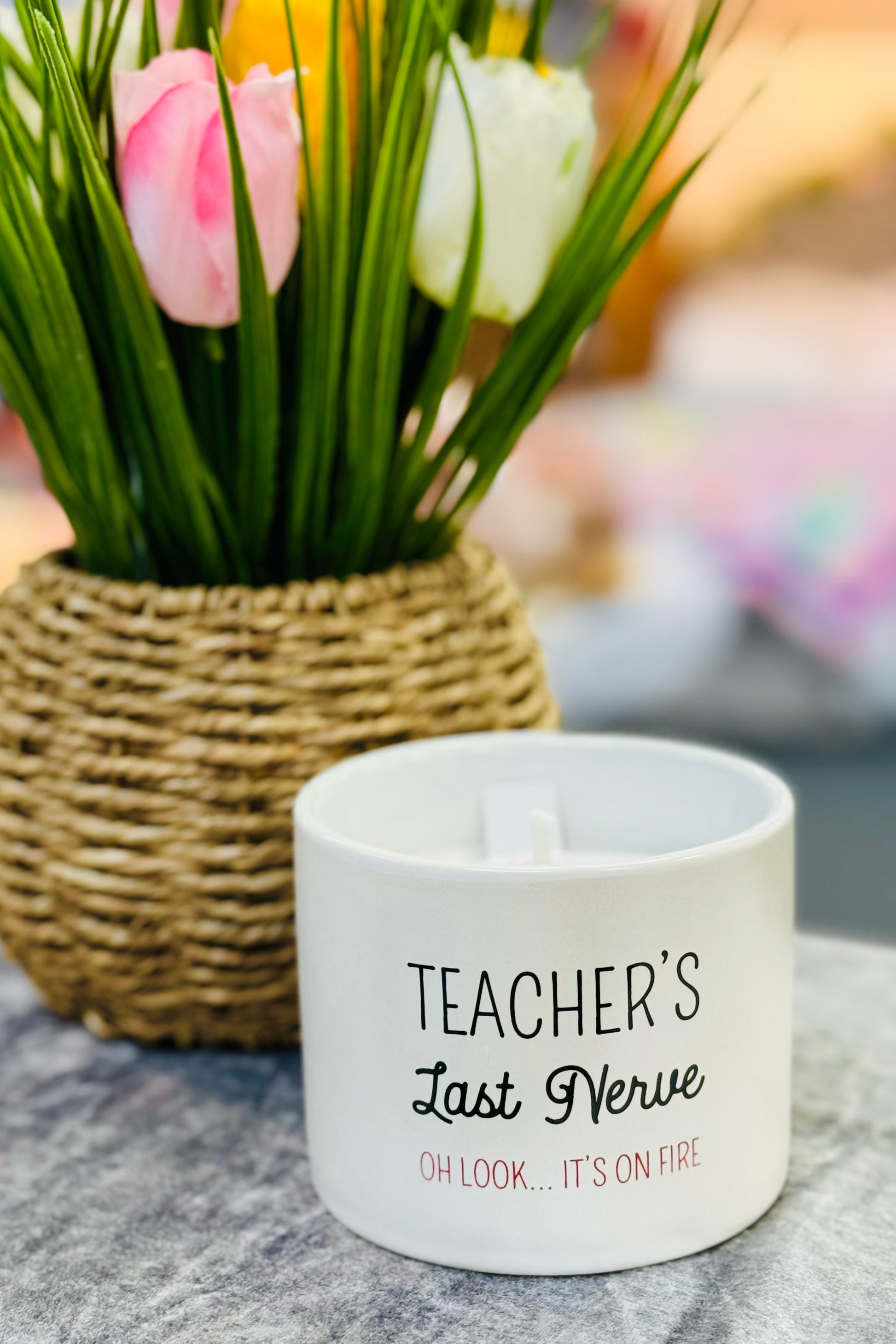 Teacher's Last Nerve Wax Reveal Triple Wick 8 Ounce Candle