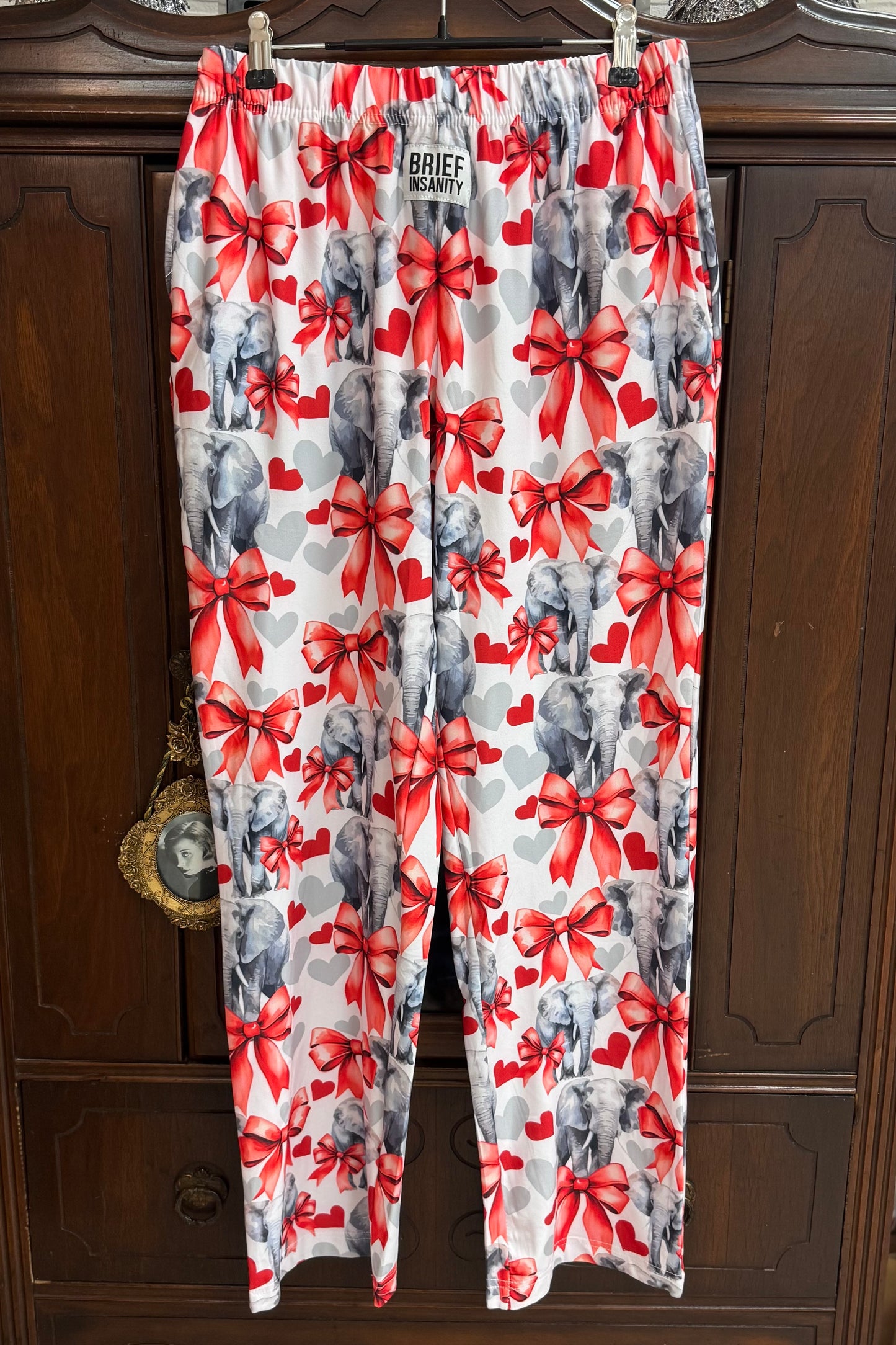 Elephants & Bows Lounge Pants by Brief Insanity