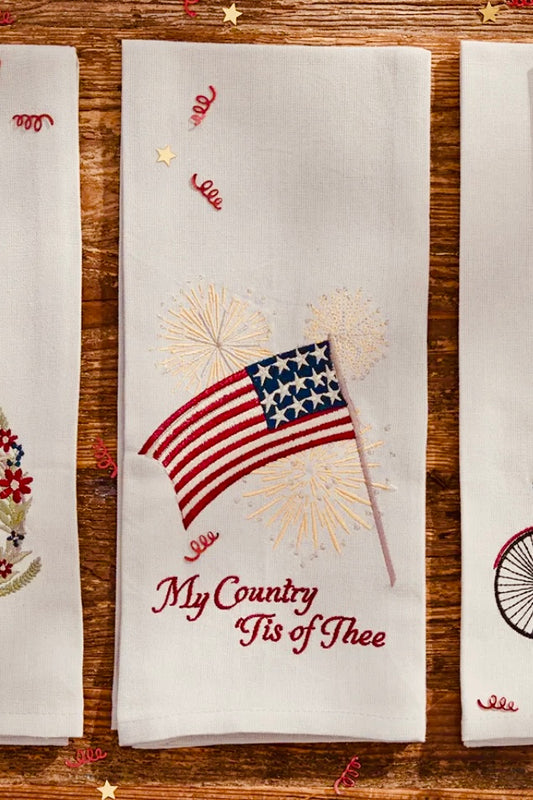 My Country ‘Tis of Thee Hand Towel
