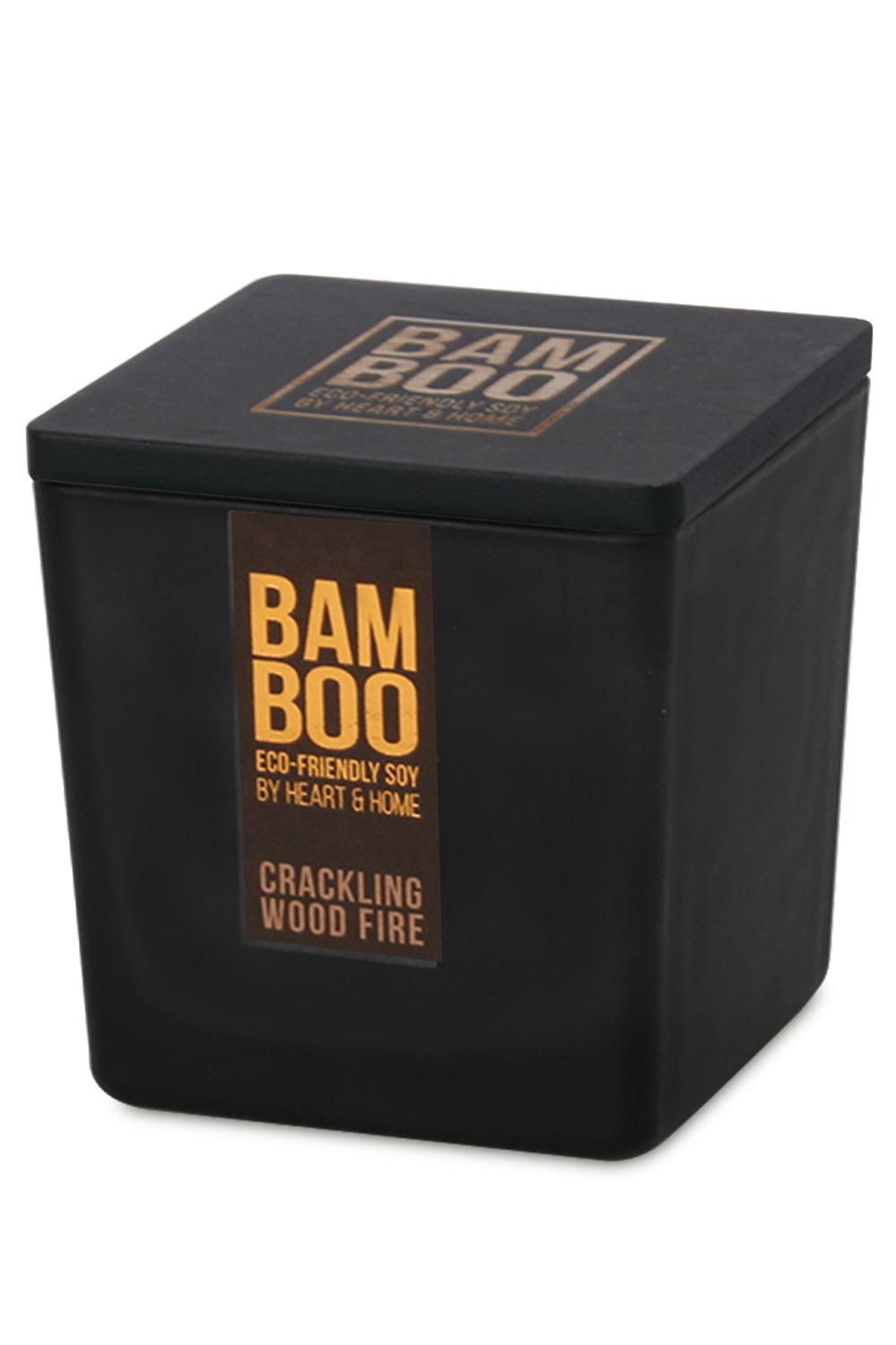 40% OFF SALE Small Crackling Wood Fire Bamboo Eco-Friendly Soy Candle