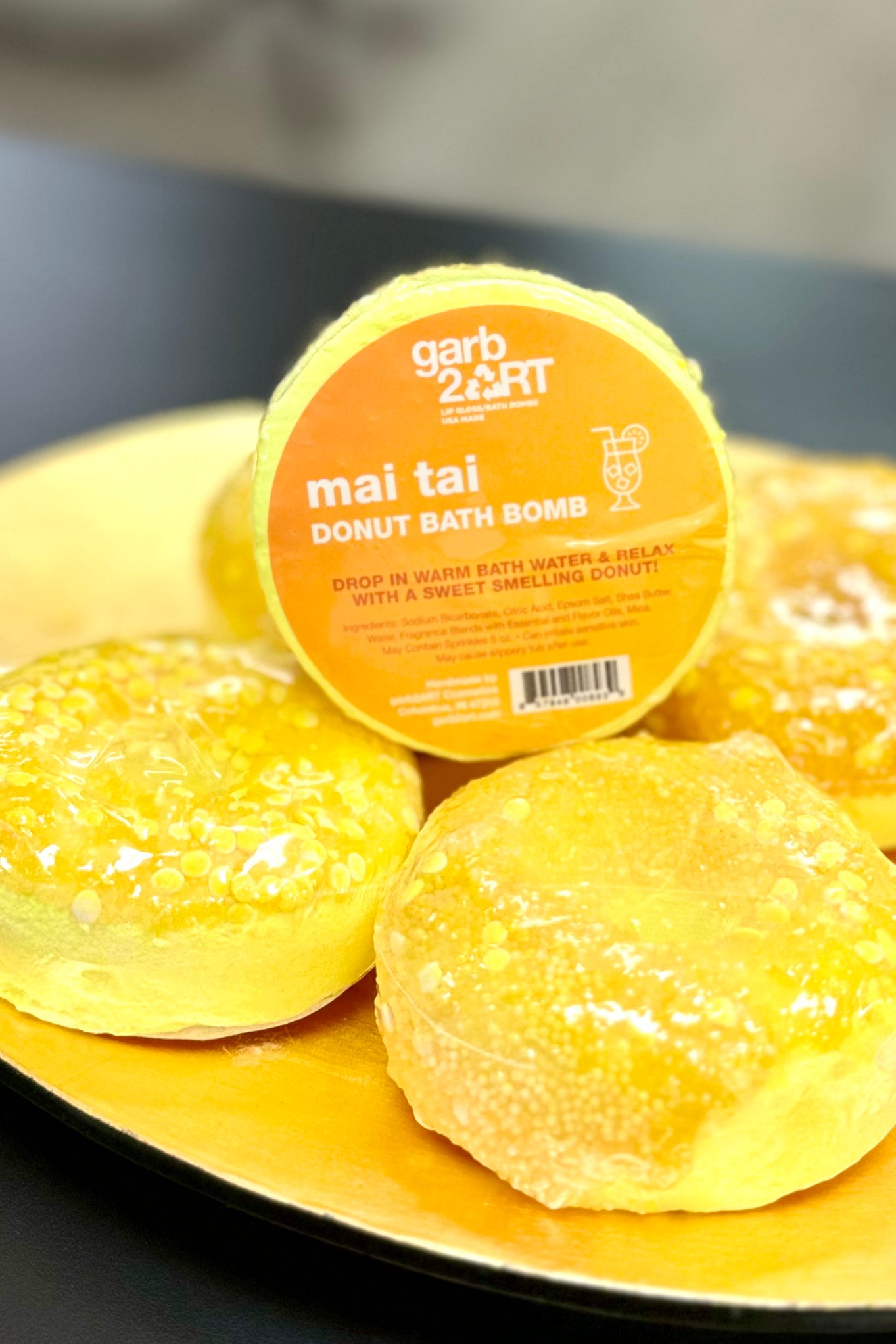 Effervescent Donut Bath Bombs by Garb2Art