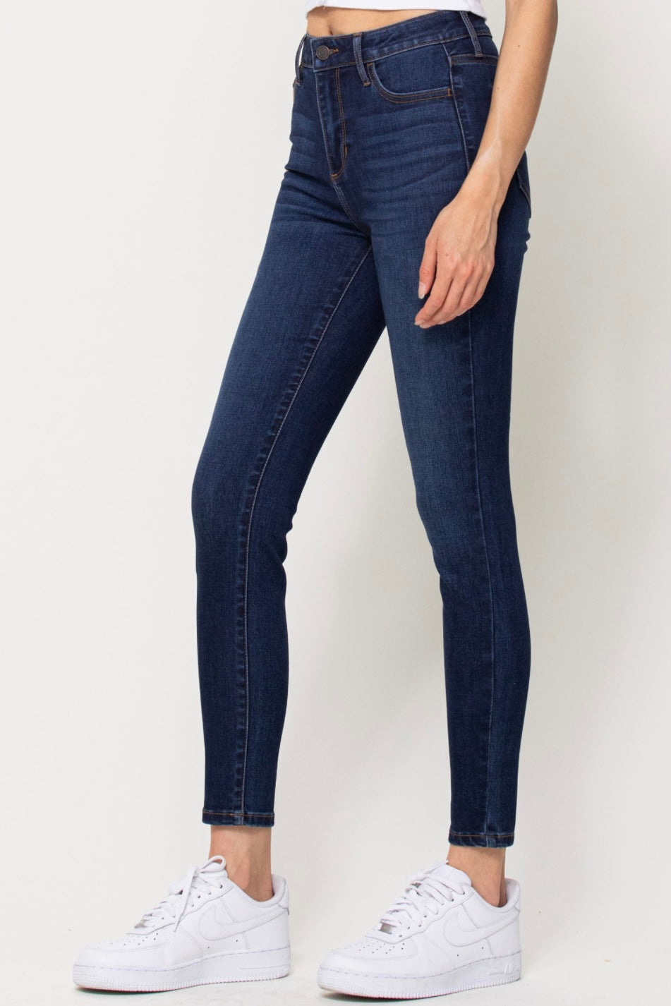 Cello High Rise Dark Denim Stretchy Skinny Jean