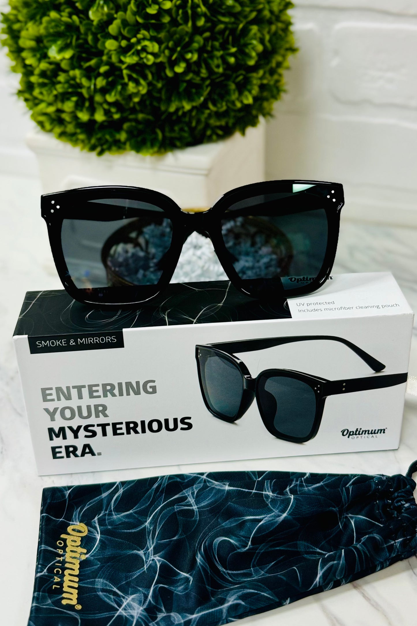 Optimum Optical Sunglasses- Smoke ‘n Mirrors