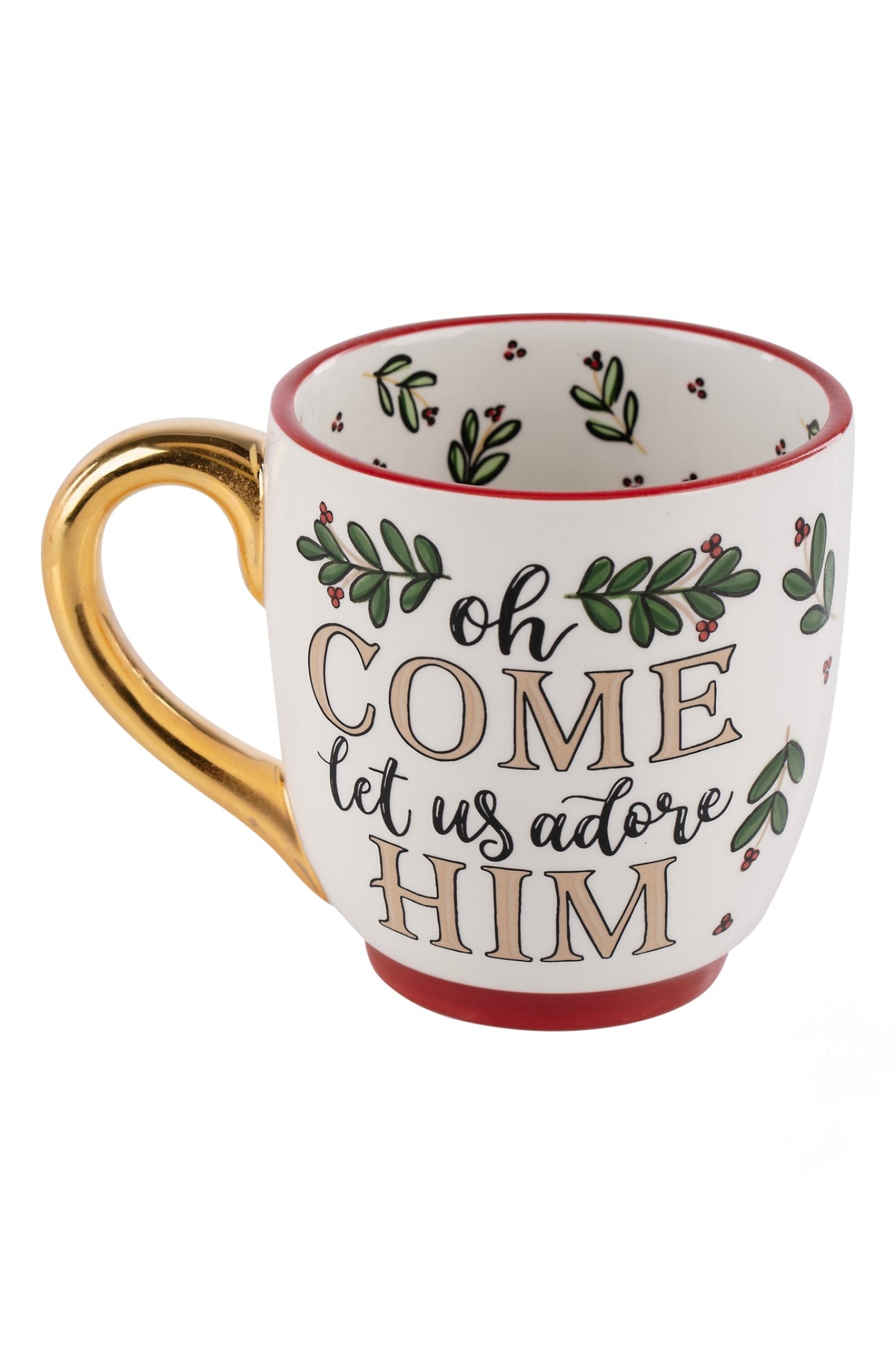 Let Us Adore Him Mug by Glory Haus