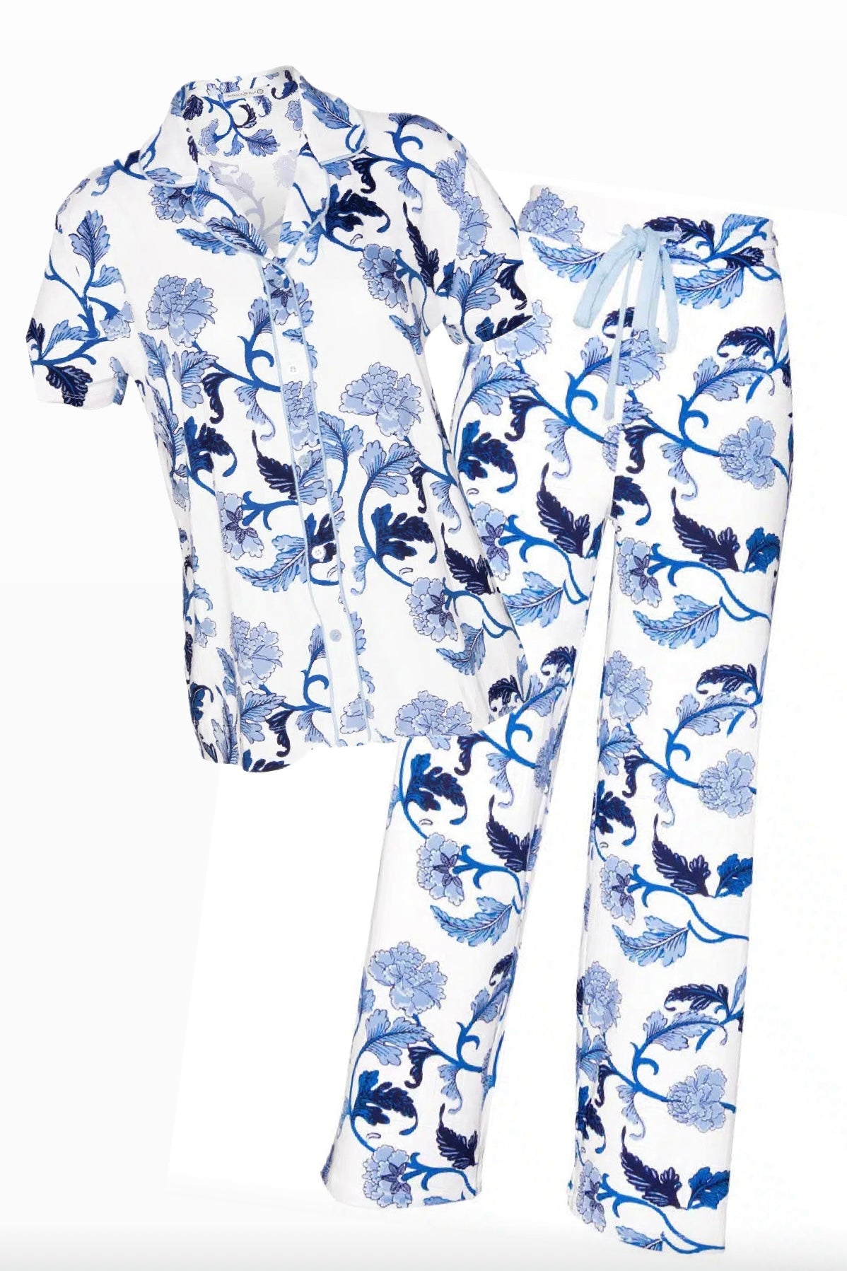 Amanda Blu Acanthus Leaf Pajama Lounge Set