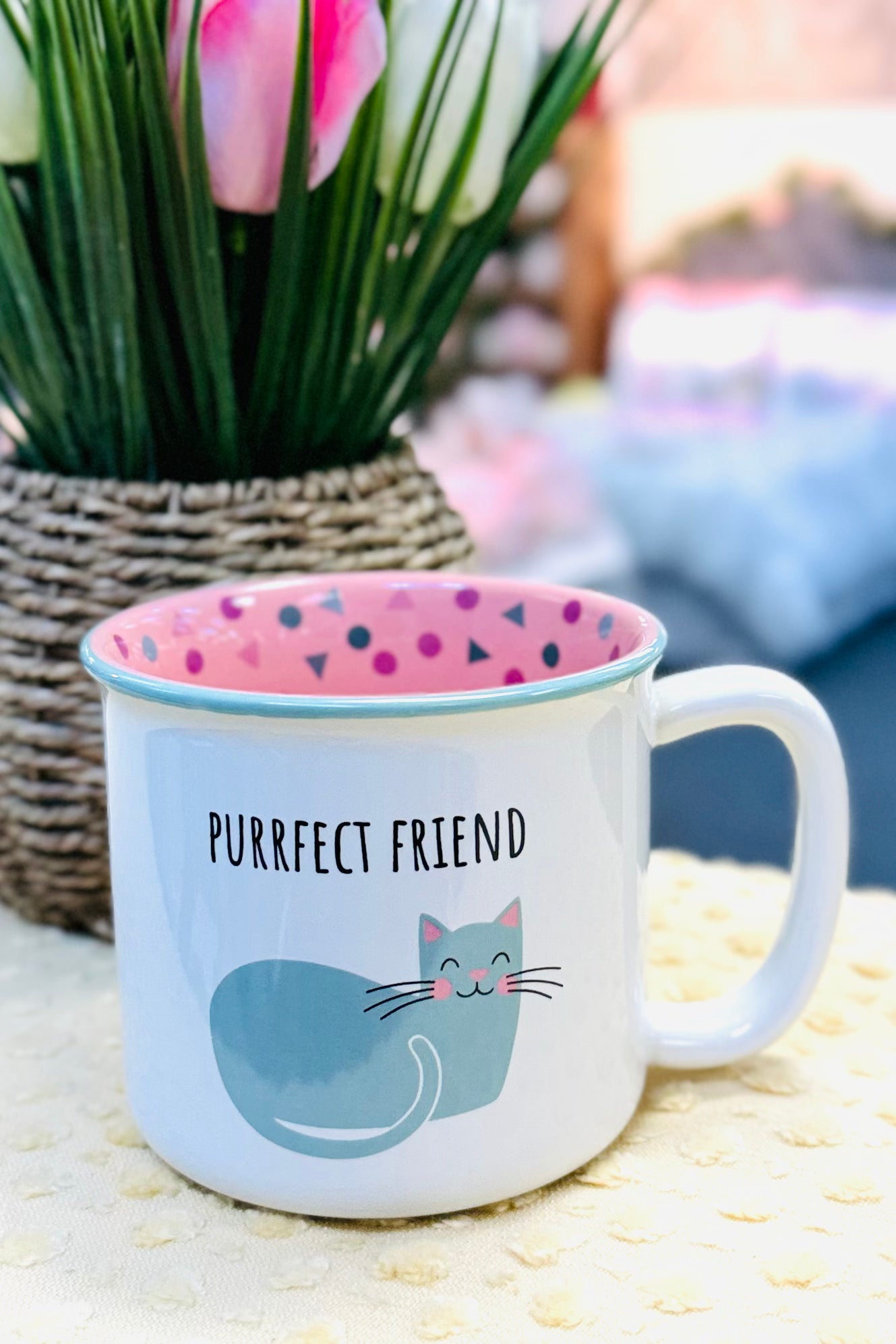 Pawsome Pals 18 oz Coffee Mugs for Cat People