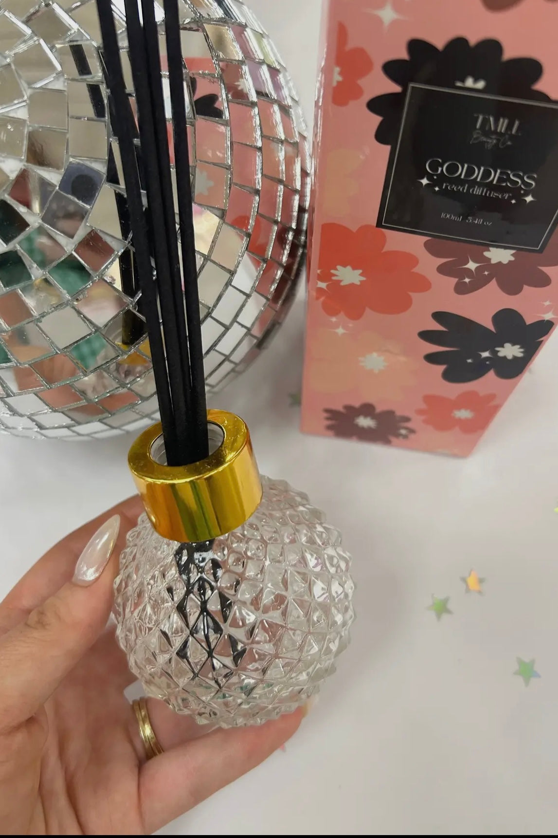Goddess Faceted Glass Reed Diffuser