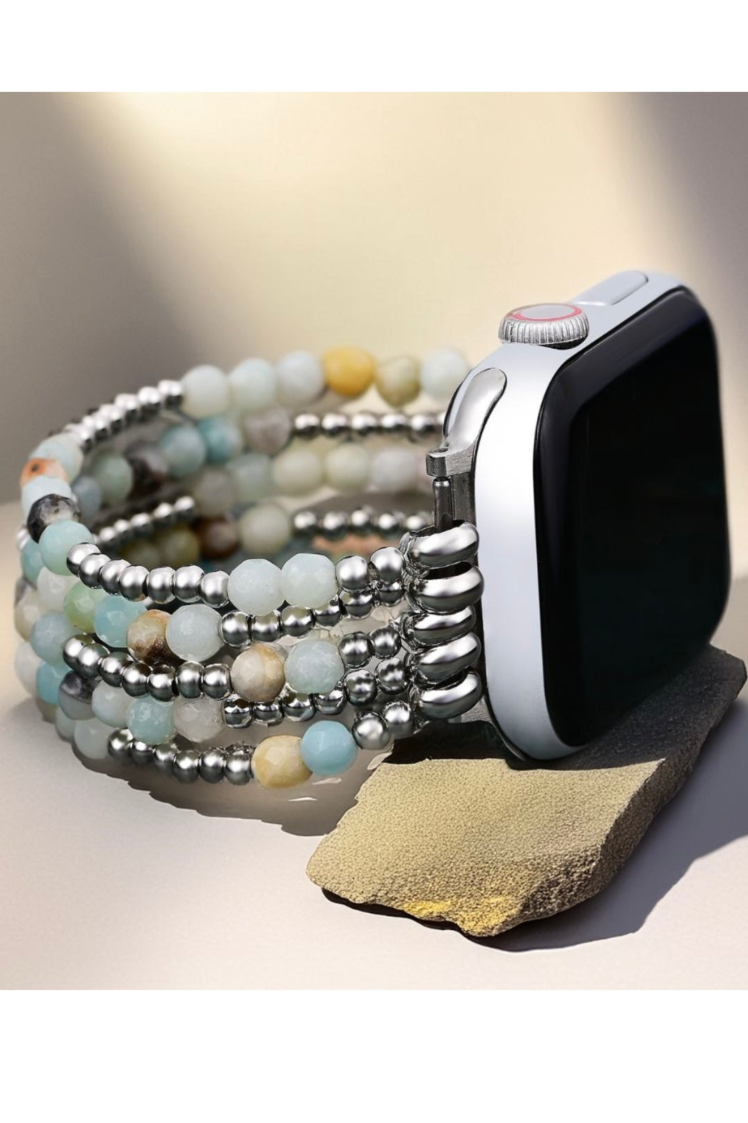 Cape Diablo Amazonite Brilliance Stack Bracelet Watch Strap for Apple Watch- Shine Bright Collection