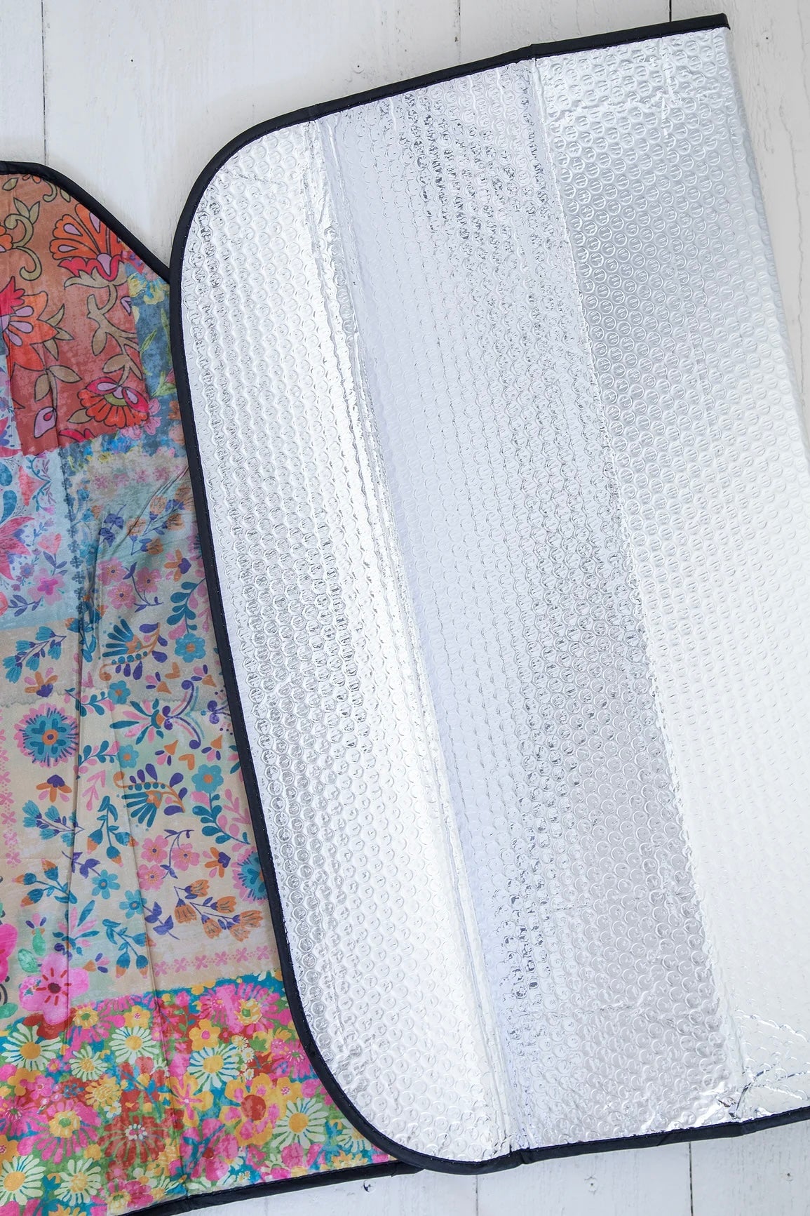 Natural Life Patchwork Car Sunshade