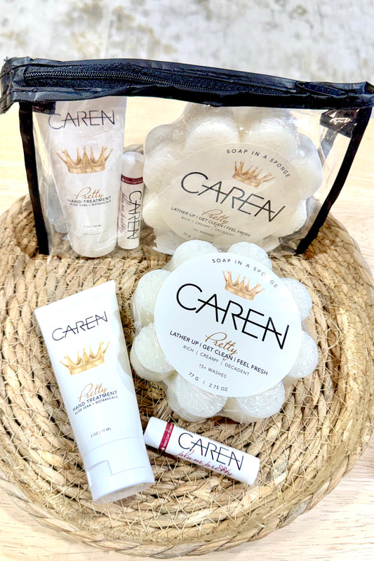 Caren "Pretty" Hand, Body, and Lip Gift Set
