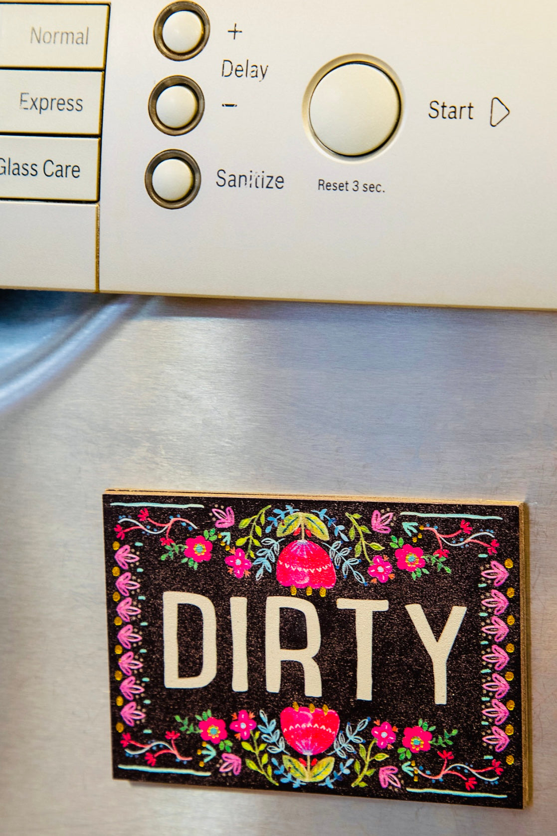 Natural Life Double-sided Dishwasher Magnet