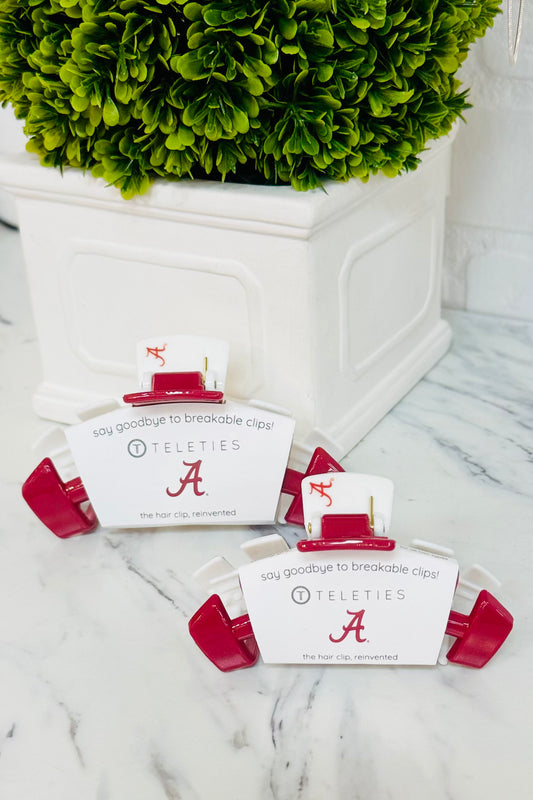 Teleties University of Alabama Claw Hair Clips