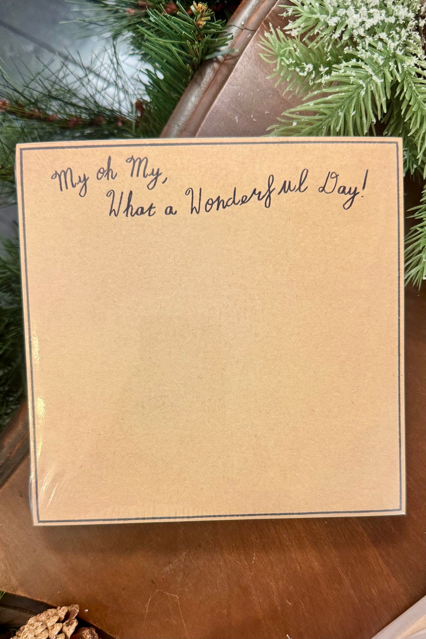 What A Wonderful Day Notepad by Sugarboo