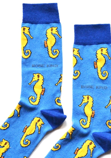 Bare Kind Save the Seahorses Bamboo Socks