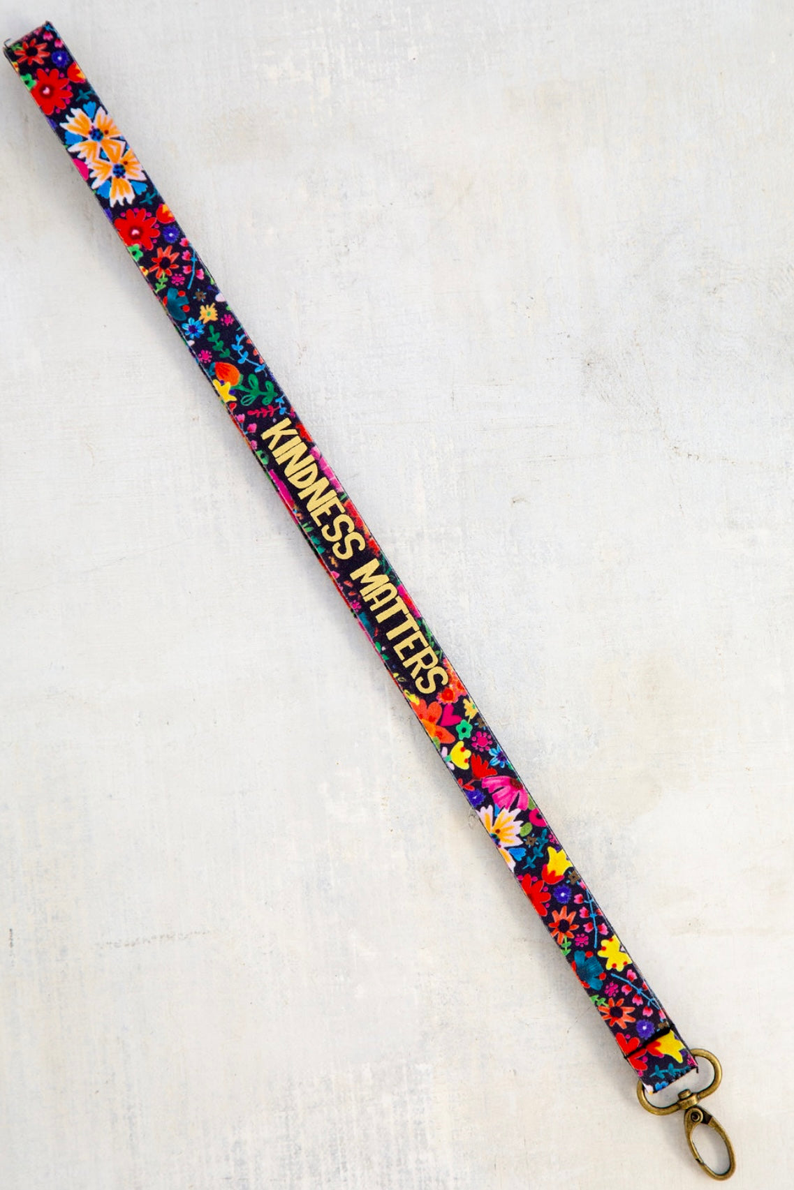 Natural Life Neoprene Lanyard Kindness Matters