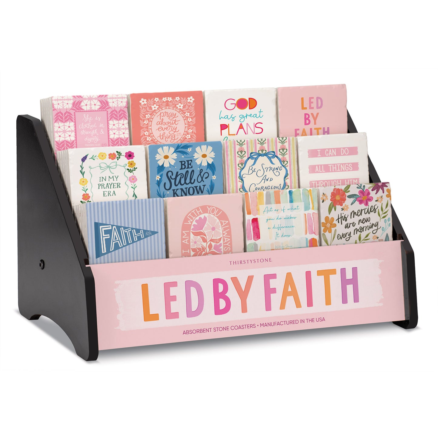 Led by Faith Coaster Collection