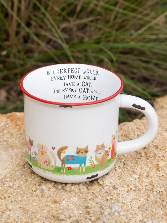Natural Life Camp Coffee Mug- Every Home Has a Cat