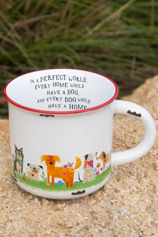 Natural Life Camp Coffee Mug- Every Home Has a Dog