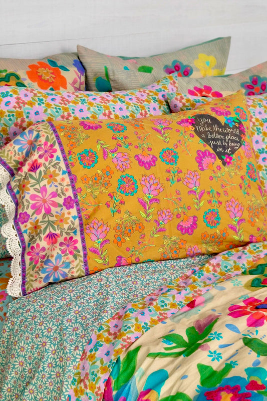 Natural Life So Soft Giveable Standard Pillow Case- You Make the World Better