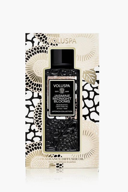 Voluspa Jasmine Midnight Blooms Electric Diffuser Oil