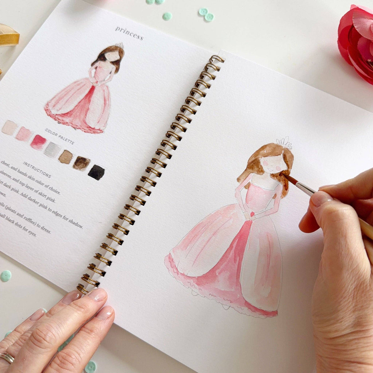 Fairytale Watercolor Workbook: Emily Lex Studio