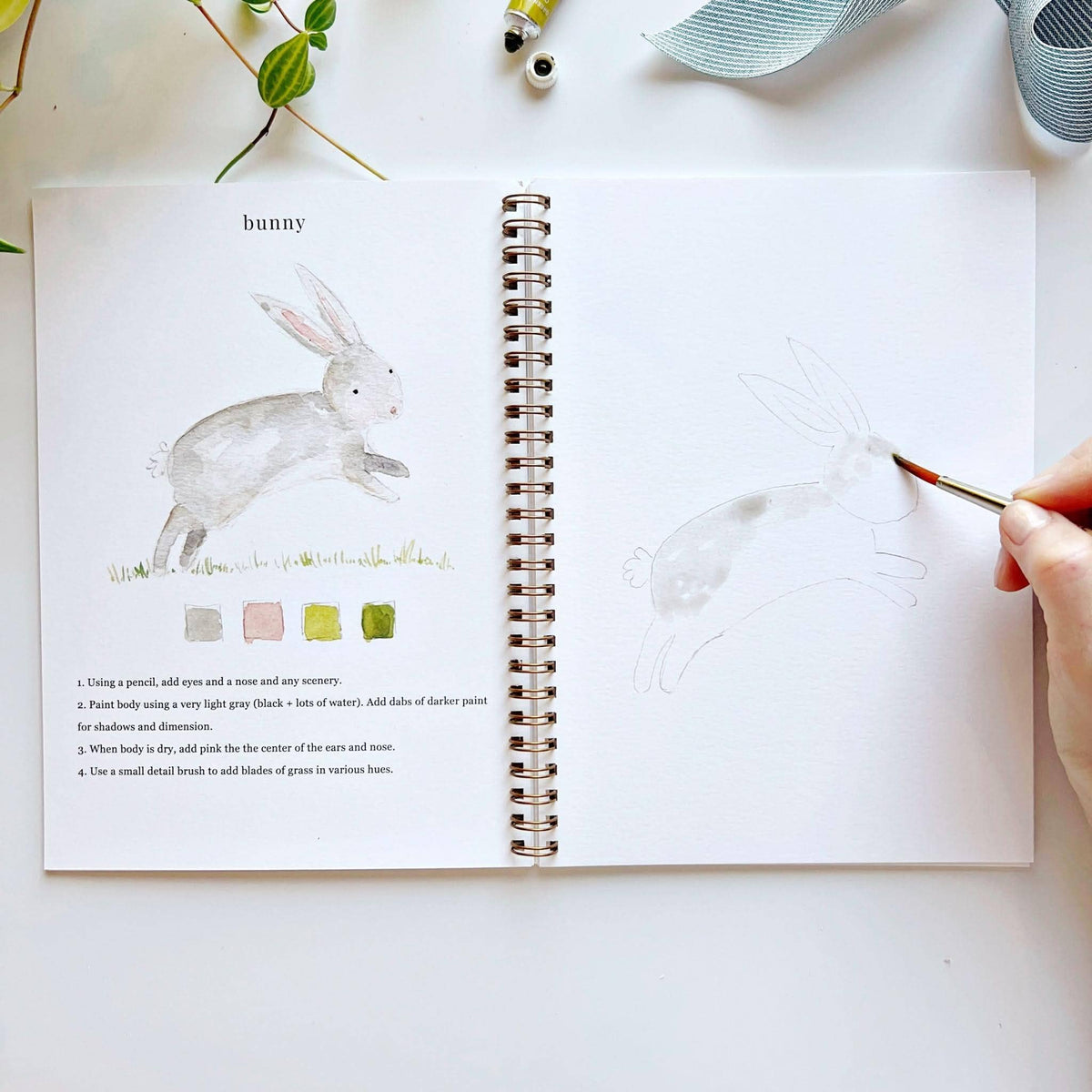 Animals Watercolor Workbook- Emily Lex Studio