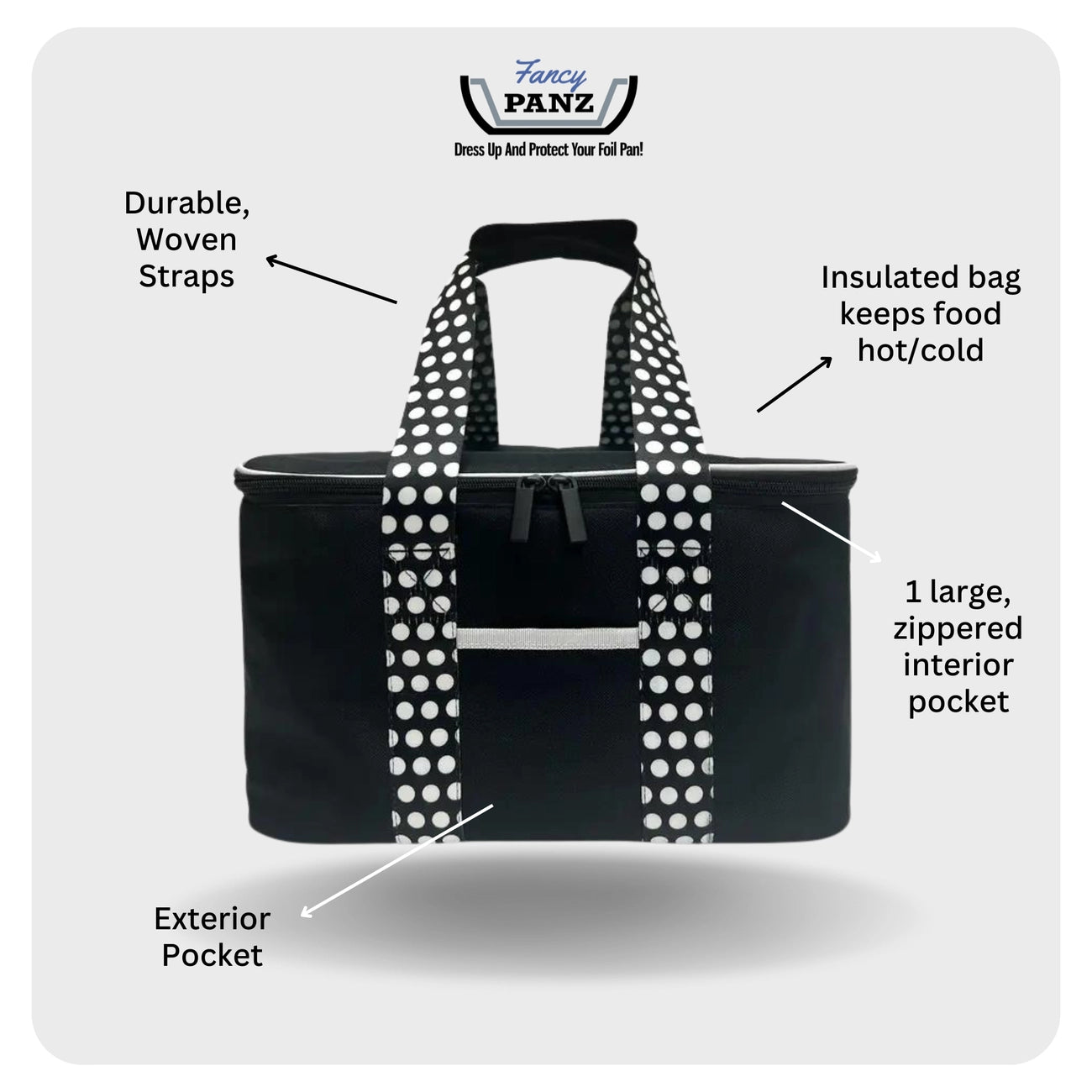 Fancy Panz Hot Pink Insulated Carrier Bag
