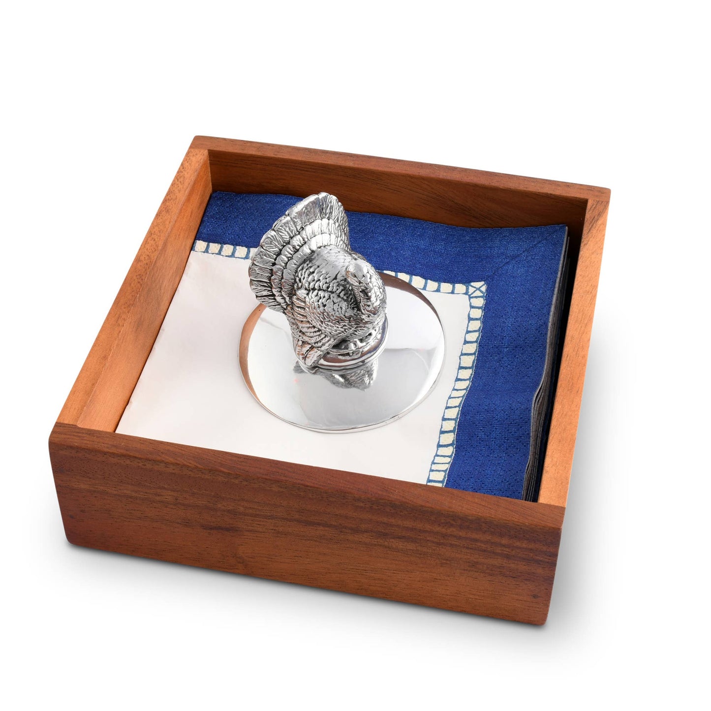 Arthur Court Turkey Napkin Weight