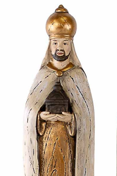 Caspar Wisemen in Antique White/Gold