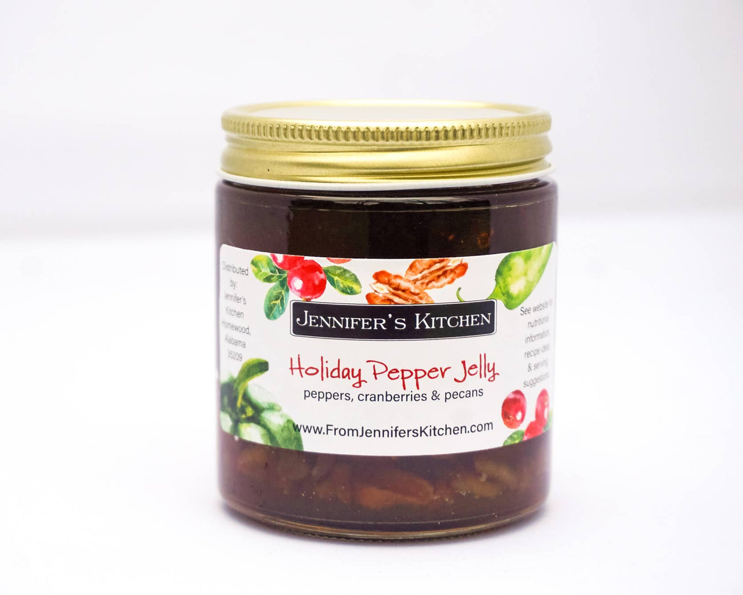 Jennifer's Kitchen 4 oz Pepper Jelly- Choose your flavor