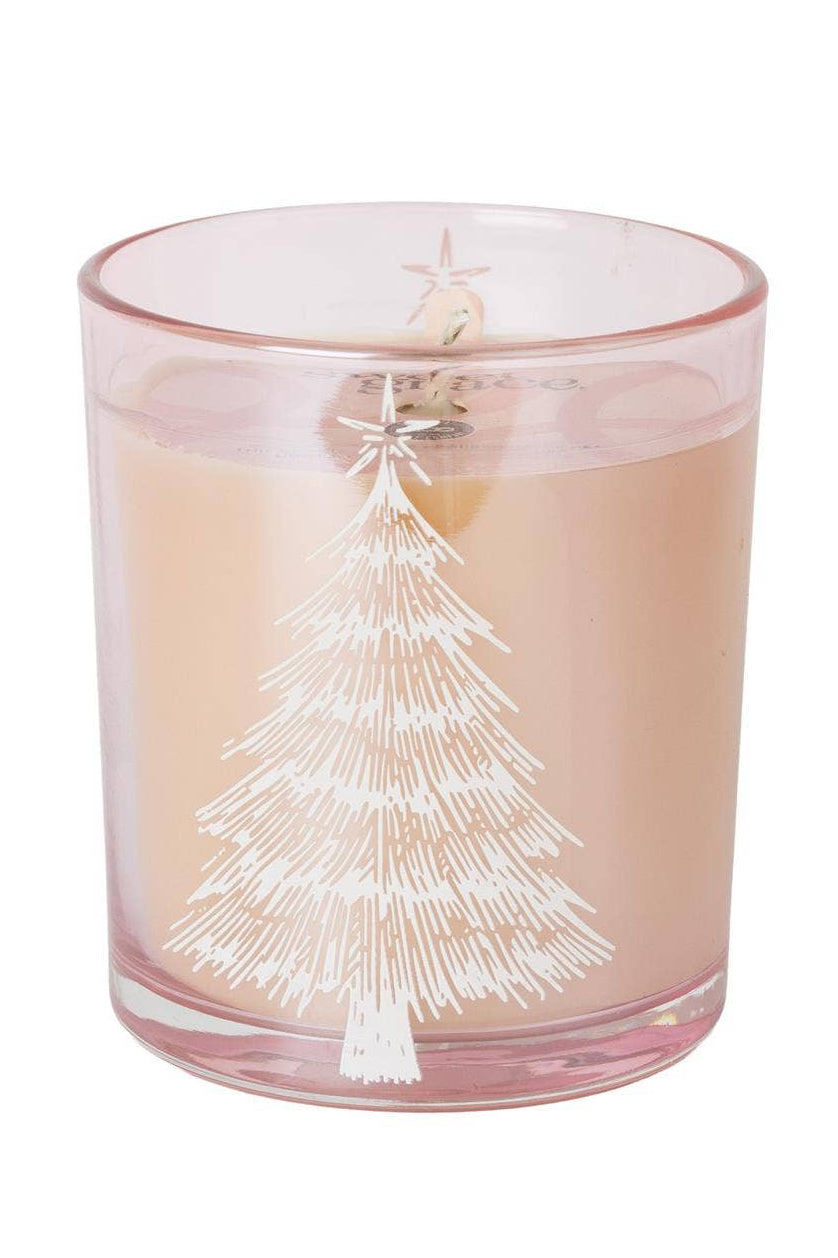 Sweet Grace Pink Tree Soy Candle
