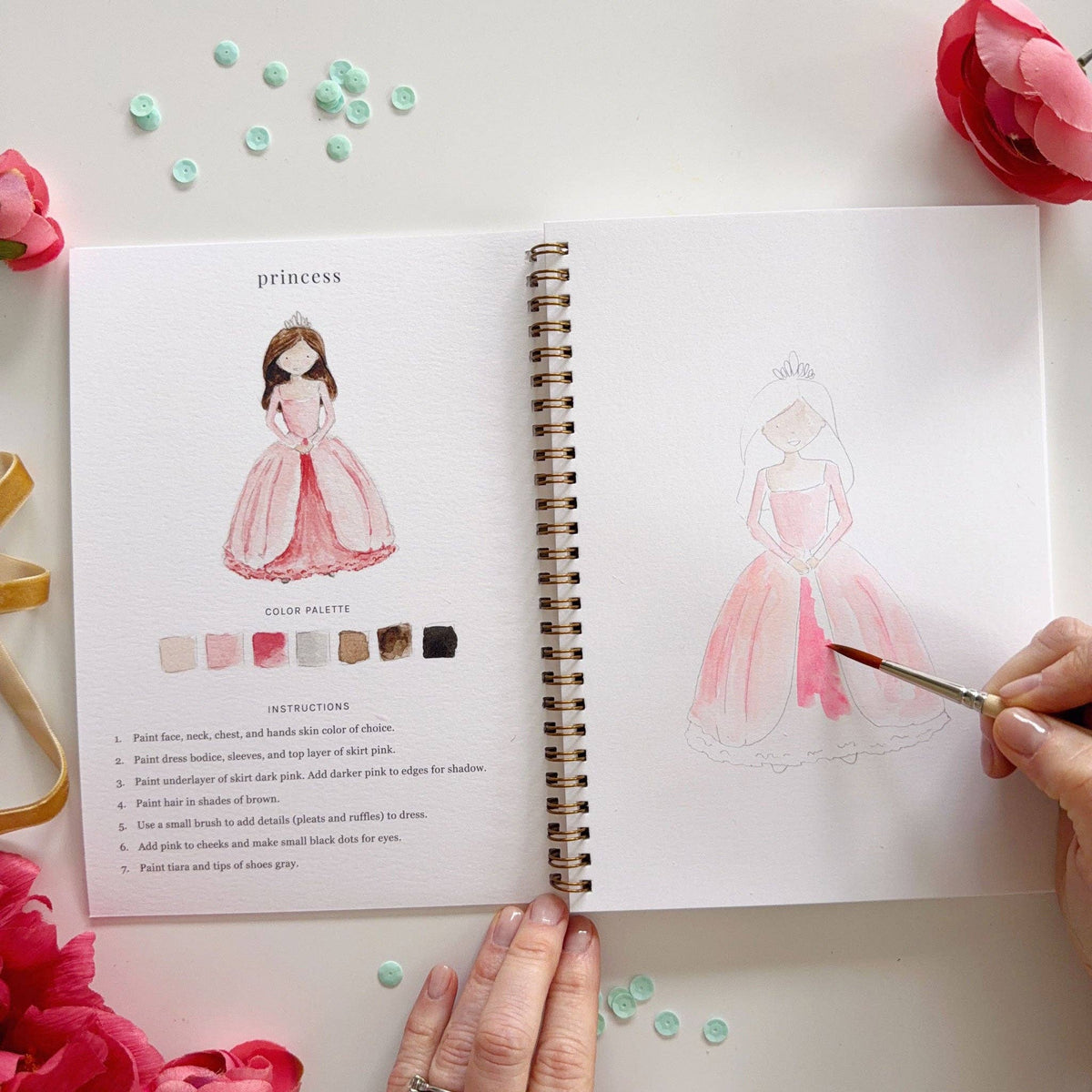 Fairytale Watercolor Workbook: Emily Lex Studio