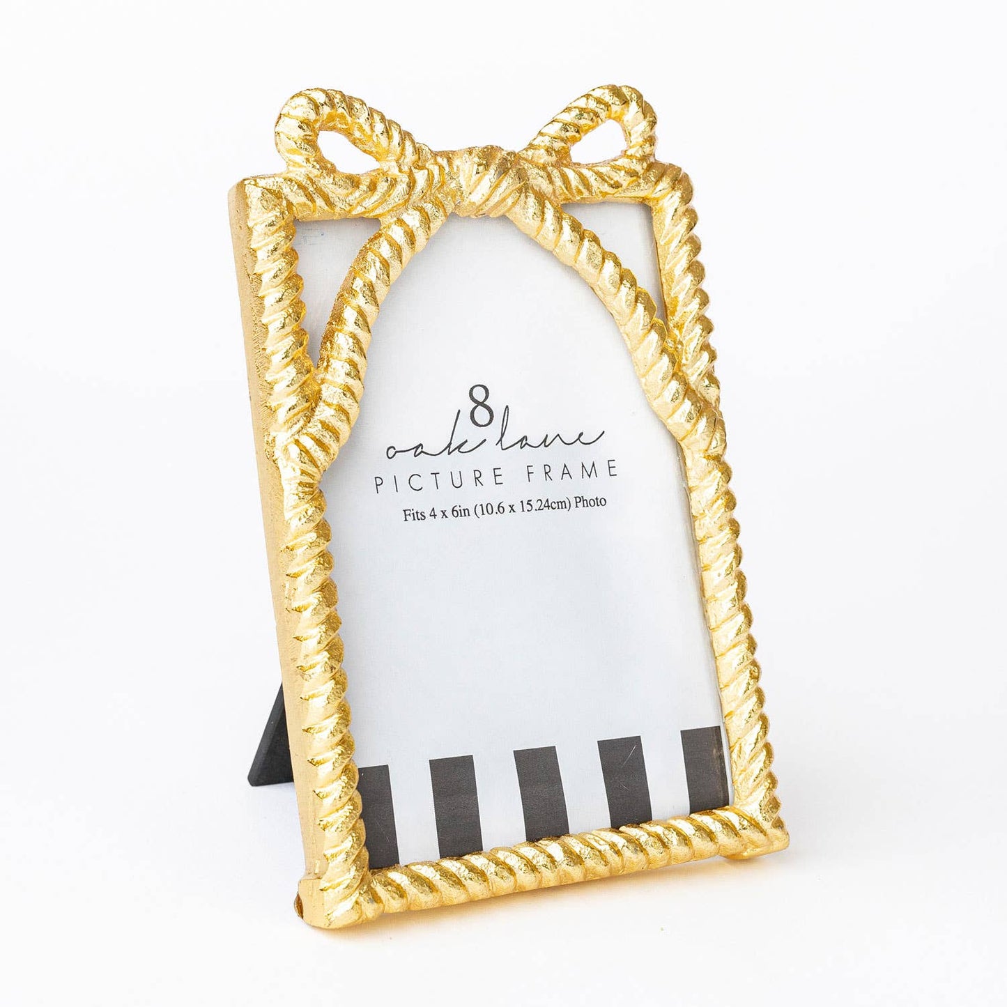 8 Oak Lane Gold Bow Picture Frame 4x6
