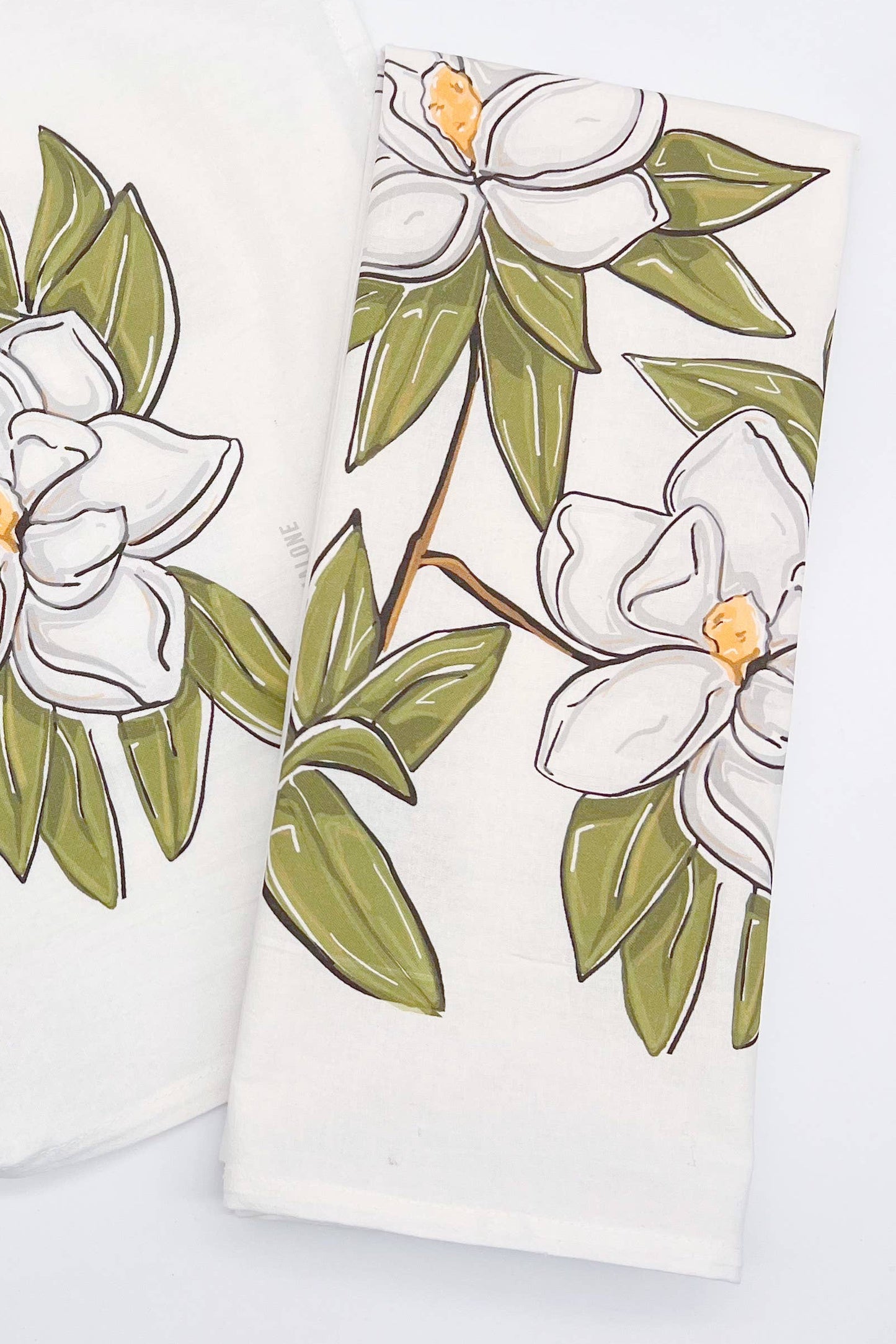Magnolia Decorative Dish Towel