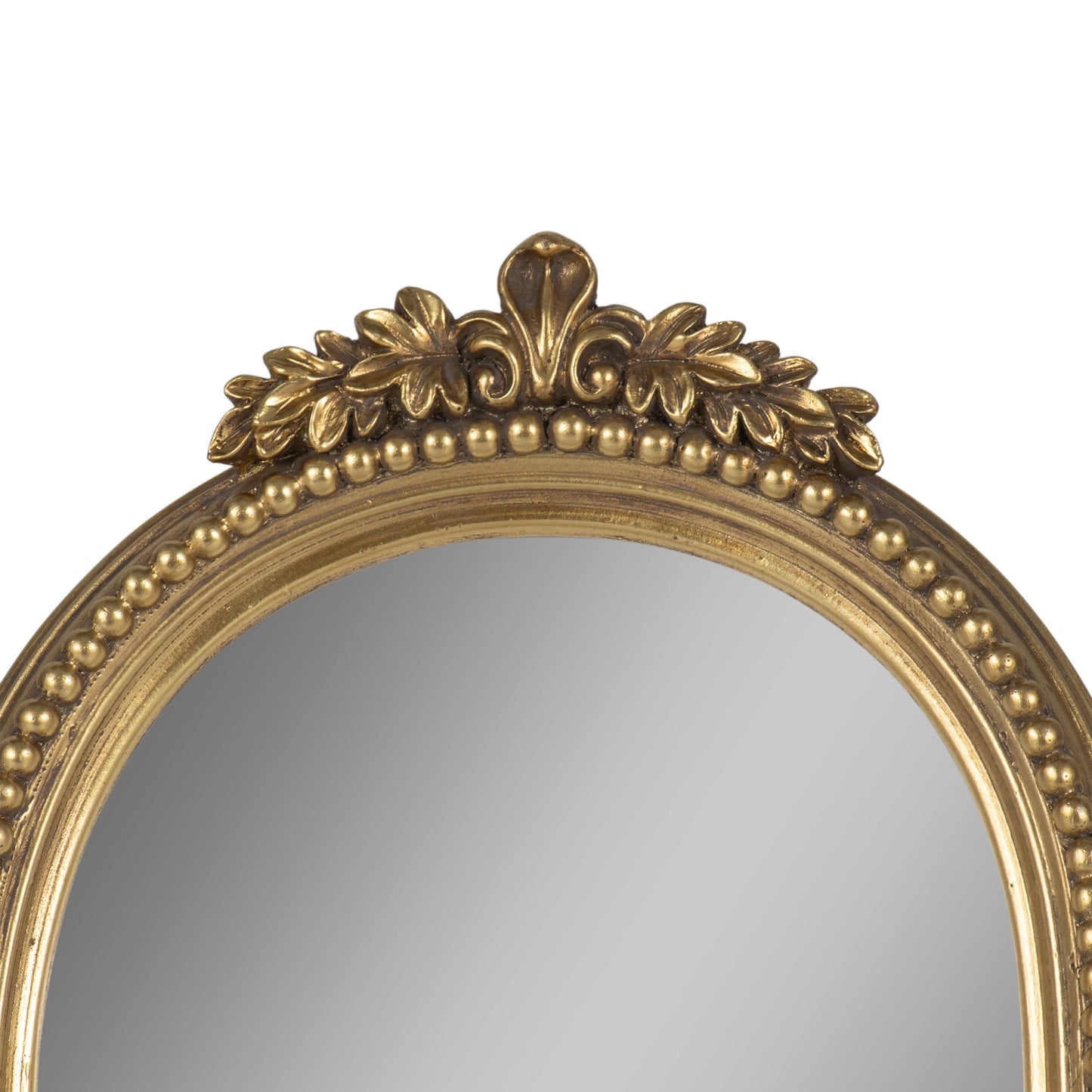 Vatican Homes Gold Resin Ornate Detail Arched Picture Frame 5x7