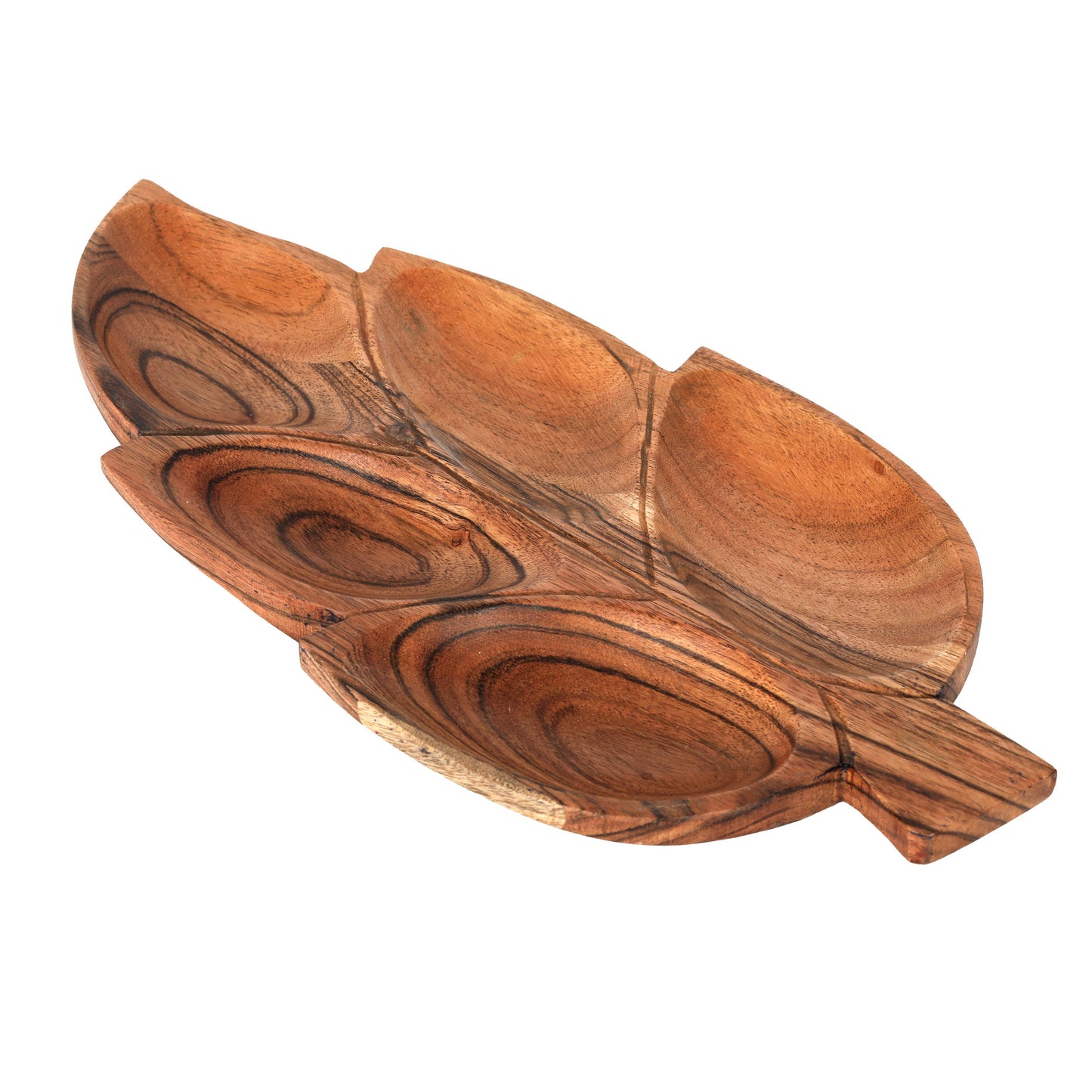 $8.50 SALE! Vatican 12.5" Wooden Leaf Tray REG. $17