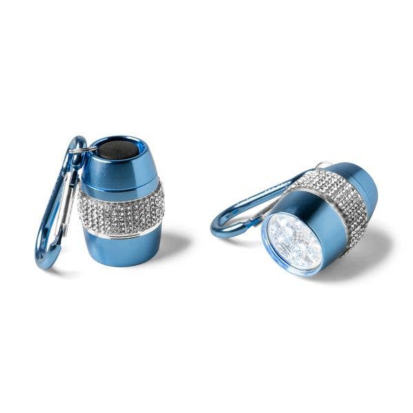 Good To Glow Rhinestone Keychain Flashlight by Crush