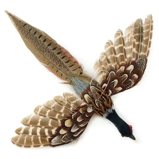 Pheasant Natural Feather Bird Ornament
