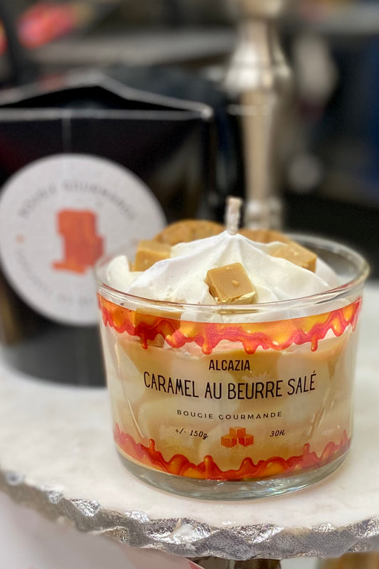 Caramel au Beurre Candle from the Alcazia Collection imported from France