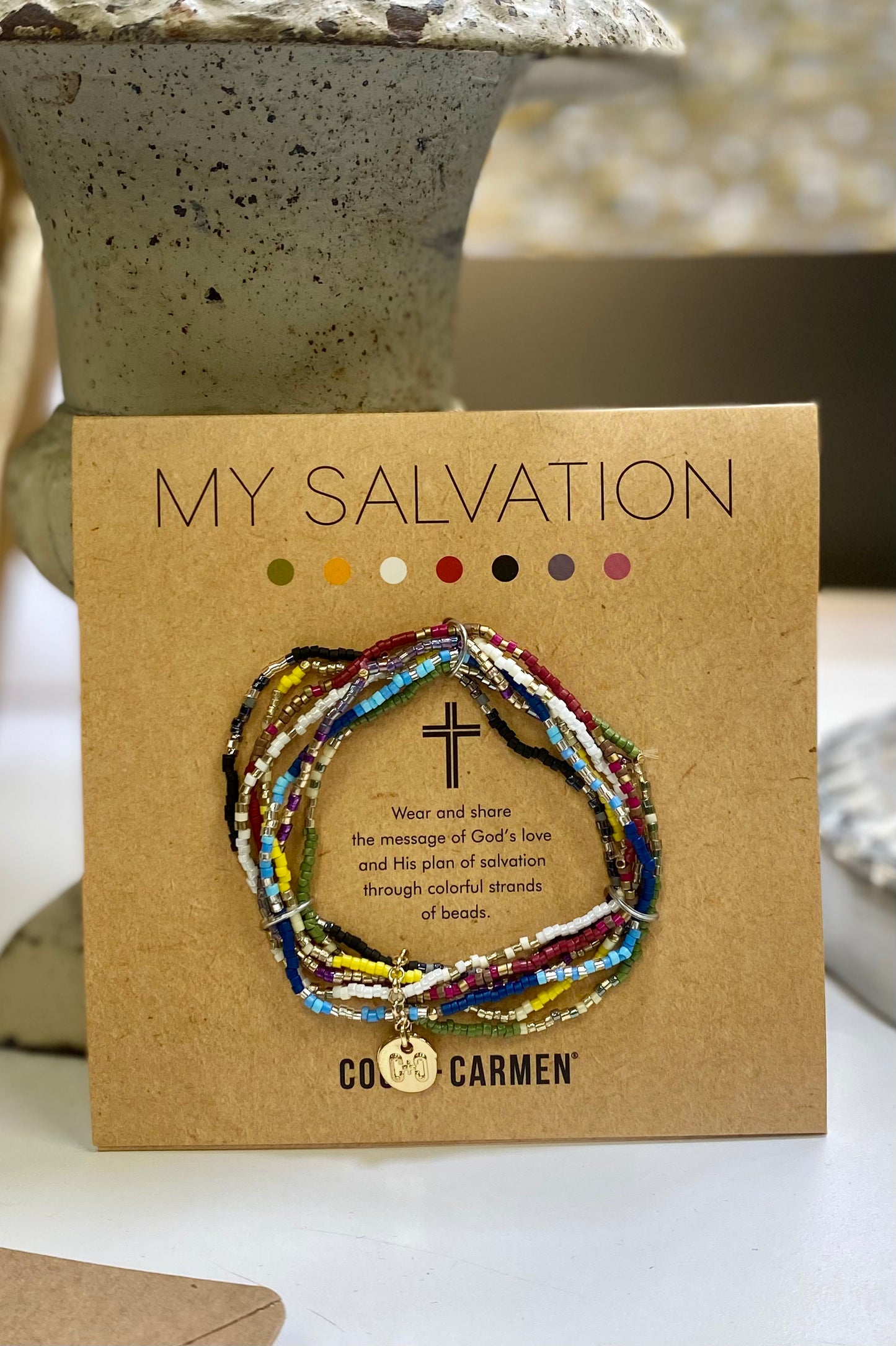 My Salvation Multi Beaded Stretch Bracelet