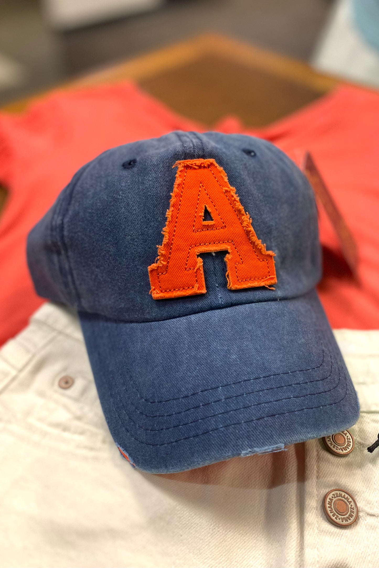 War Eagle! Blue and Orange Auburn Cap