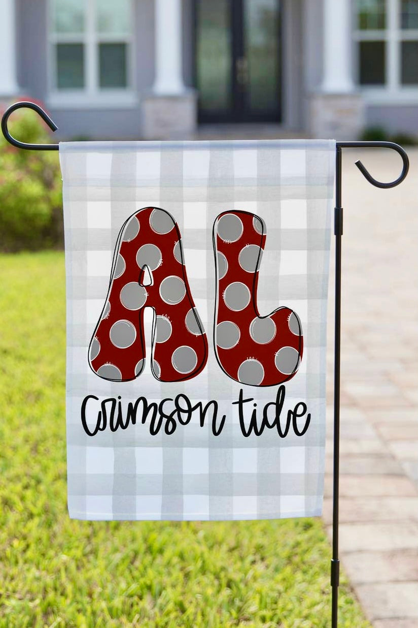 AL Crimson Tide Garden Flag