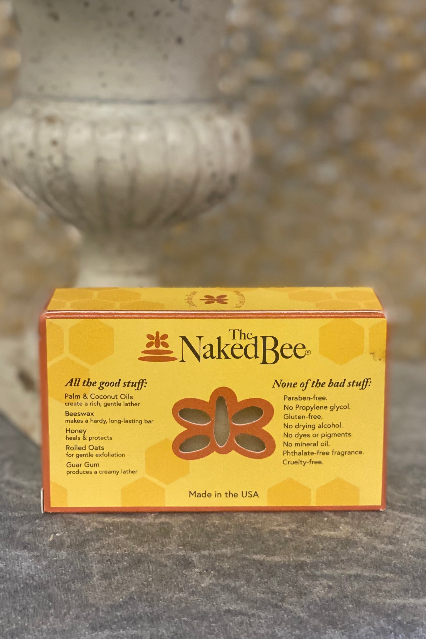 The Naked Bee Orange Blossom and Honey Triple Milled Soap